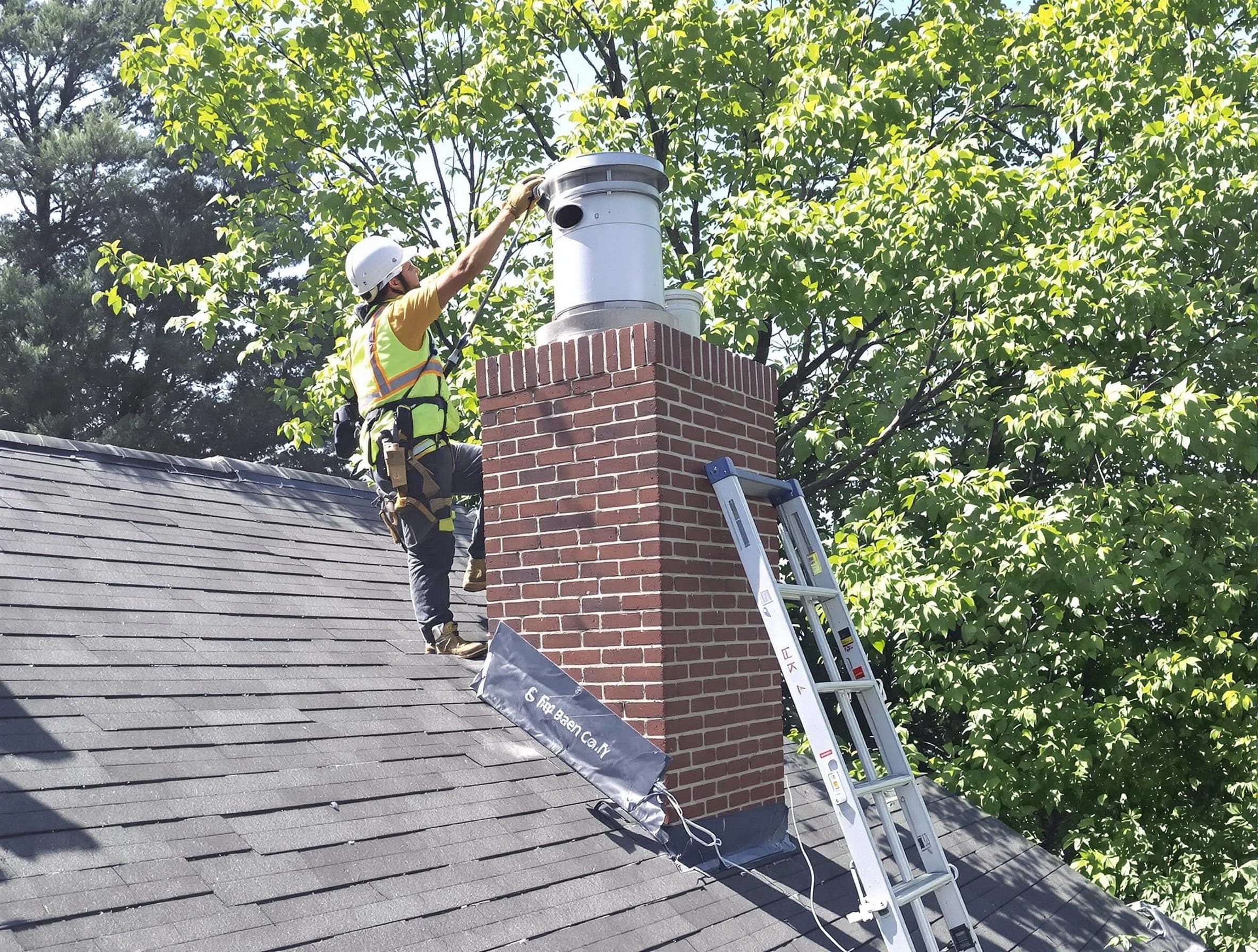 Chimney liner inspection by Lyndhurst Chimney Sweep in Lyndhurst, NJ