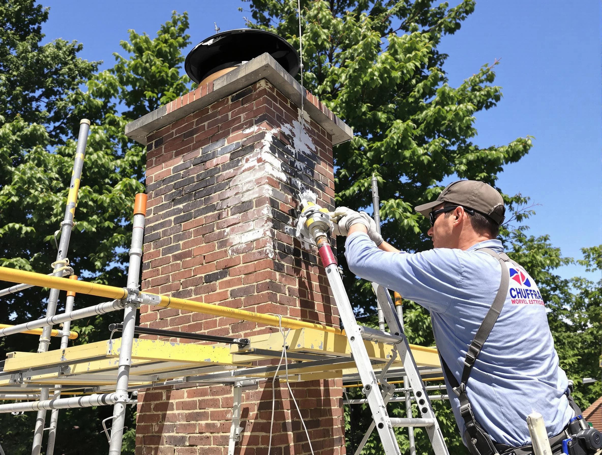 Structural chimney repair by Lyndhurst Chimney Sweep in Lyndhurst, NJ