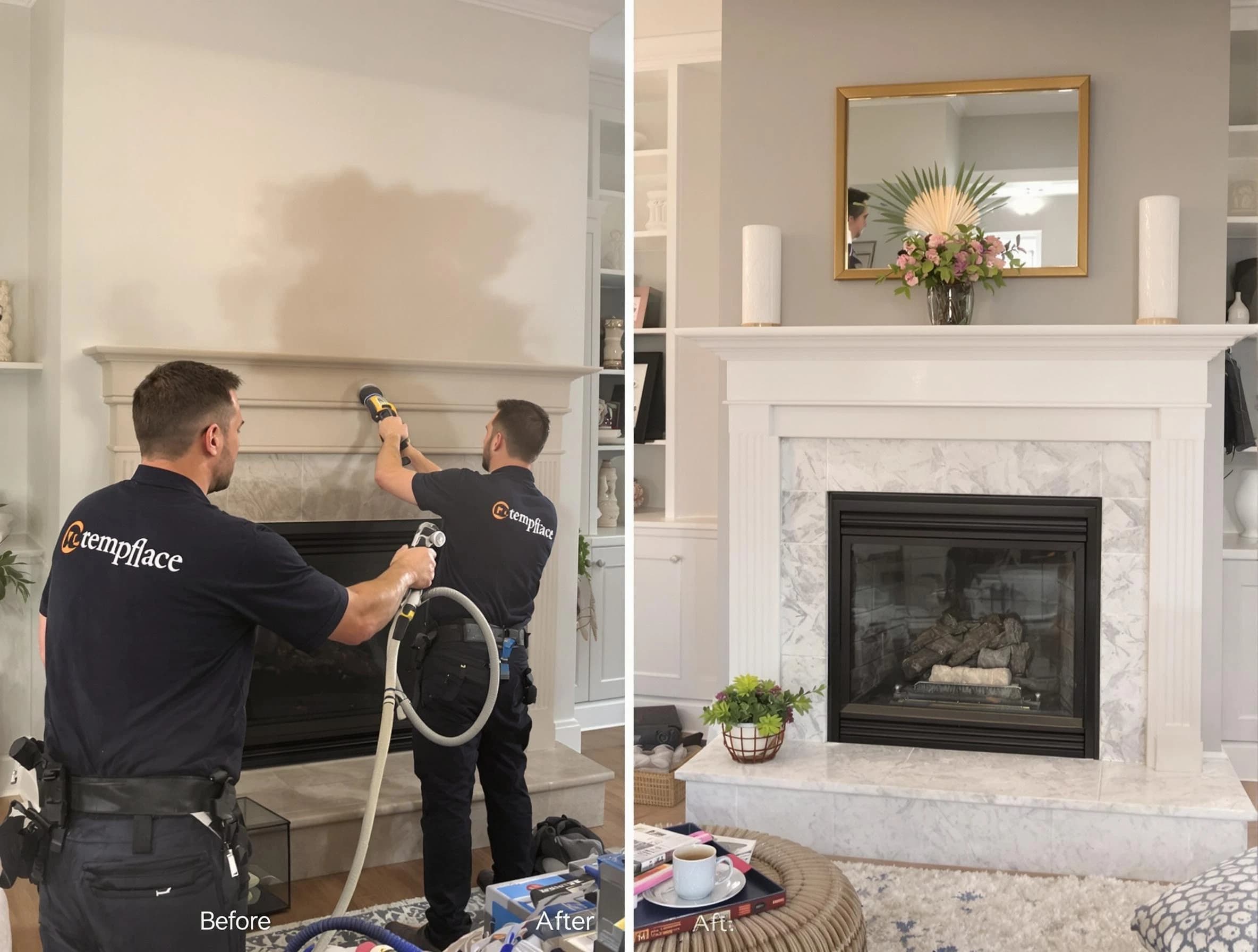 Professional soot removal by Lyndhurst Chimney Sweep team in Lyndhurst, NJ