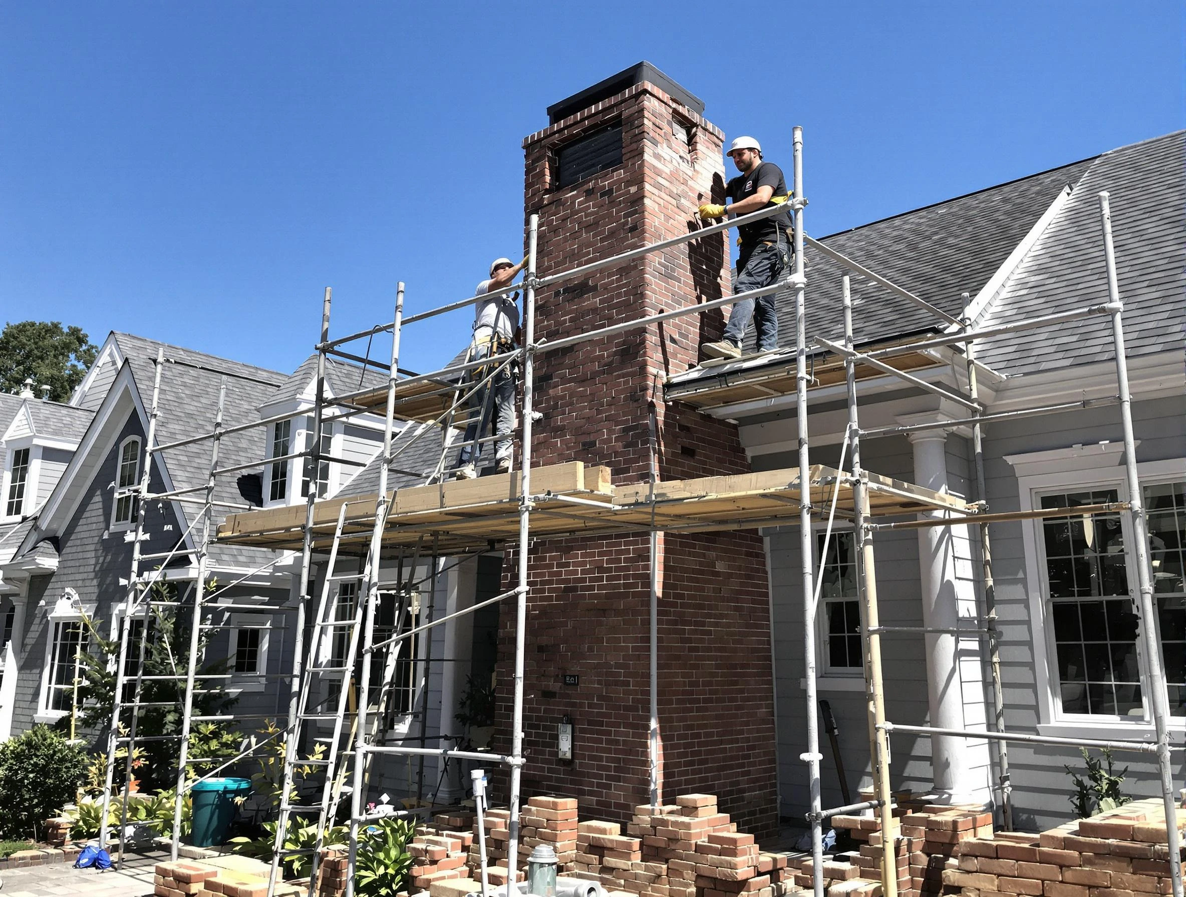 Chimney Rebuilding in Lyndhurst