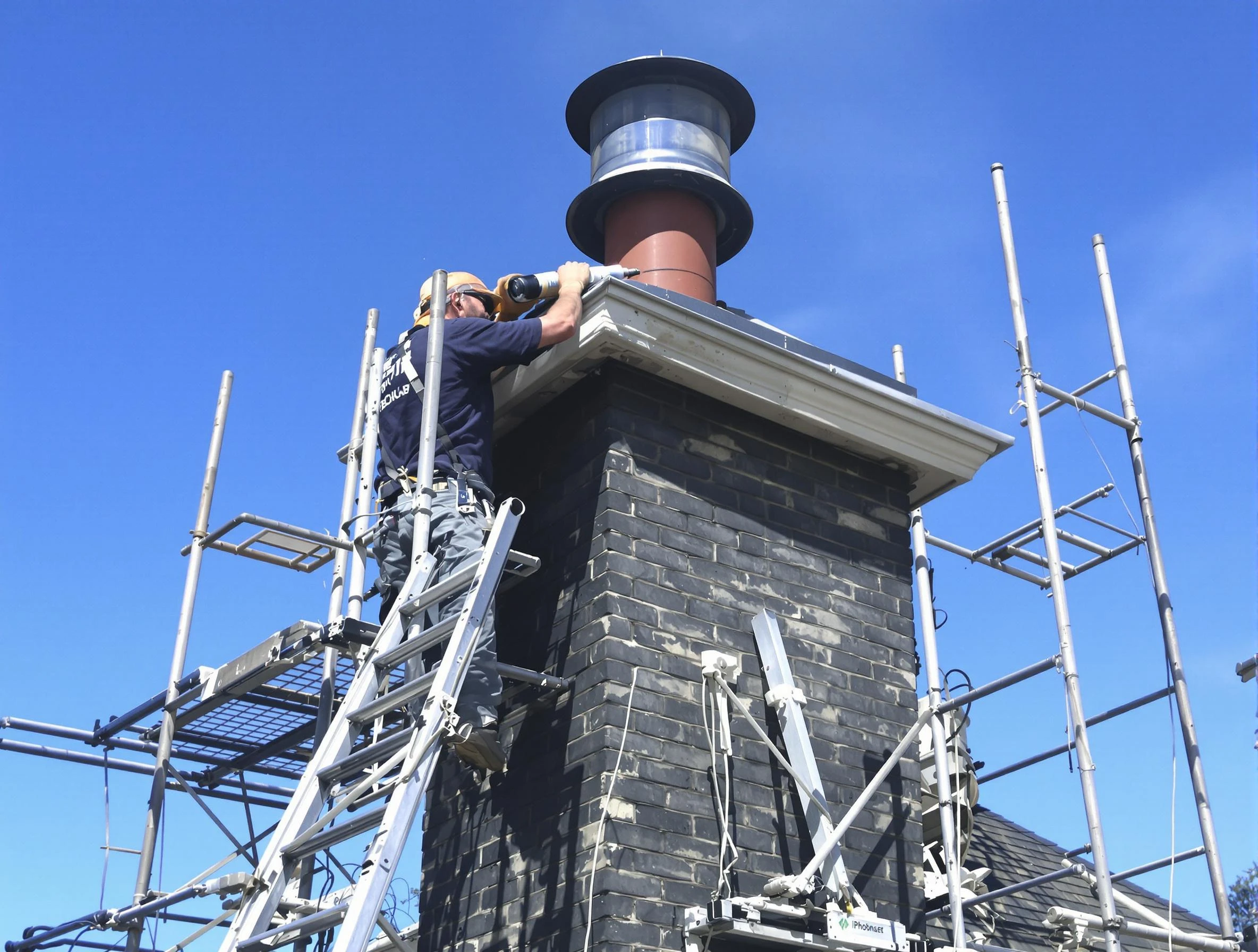 Sturdy chimney crown finished by Lyndhurst Chimney Sweep in Lyndhurst, NJ